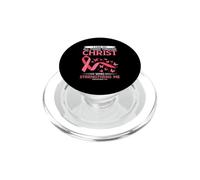 I Can Do All Things Through Christ Breast Cancer Awareness PopSockets PopGrip for MagSafe