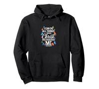 I Can Do All Things Through Christ Butterfly Faith Pullover Hoodie
