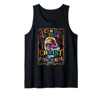 I Can Do All Things Through Christ Catholic Christian Lion Tank Top