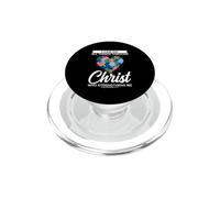 I Can Do All Things Through Christ Christian Autism Puzzle PopSockets PopGrip for MagSafe