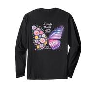 I can do All Things Through Christ - Christian Butterfly Long Sleeve T-Shirt