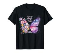 I can do All Things Through Christ - Christian Butterfly T-Shirt