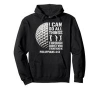 I Can Do All Things Through Christ Christian Golfer Pullover Hoodie