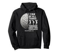 I Can Do All Things Through Christ Christian Golfer Women Pullover Hoodie