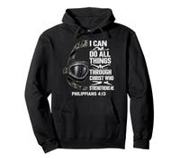 I Can Do All Things Through Christ Christian Swimmer Women Pullover Hoodie