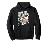 I Can Do All Things Through Christ Christian Ten Pin Bowling Pullover Hoodie