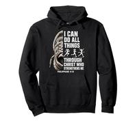 I Can Do All Things Through Christ Cross Country Women Pullover Hoodie