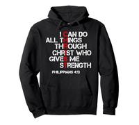 I Can Do All Things Through Christ God Bible Verse Christian Pullover Hoodie
