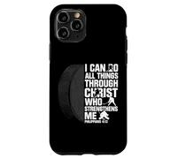 I Can Do All Things Through Christ Hockey Philippians 4 13 Case for iPhone 11 Pro