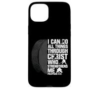 I Can Do All Things Through Christ Hockey Philippians 4 13 Case for iPhone 15 Plus