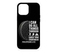 I Can Do All Things Through Christ Hockey Player Case for iPhone 12 Pro Max