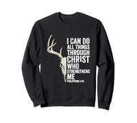 I Can Do All Things Through Christ Hunting Deer Sweatshirt