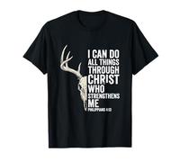 I Can Do All Things Through Christ Hunting Deer T-Shirt