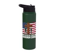 I Can Do All Things Through Christ Military Stainless Steel Insulated Water Bottle