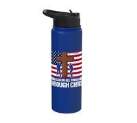 I Can Do All Things Through Christ Military Stainless Steel Insulated Water Bottle