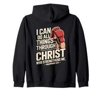I Can Do All Things Through Christ MMA Zip Hoodie