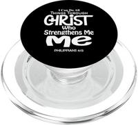 I Can Do All Things Through Christ - Philippians 4:13 Bible PopSockets PopGrip for MagSafe