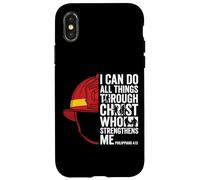 I Can Do All Things Through Christ Philippians 4 13 Case for iPhone X/XS