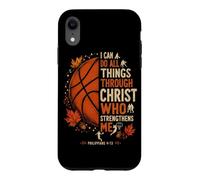 I Can Do All Things Through Christ Philippians 4:13 Fall Case for iPhone XR