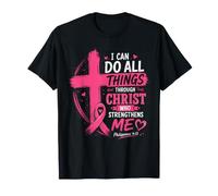 I Can Do All Things Through Christ Philippians 4:13 Pink T-Shirt