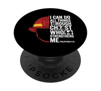 I Can Do All Things Through Christ Philippians 4 13 PopSockets Adhesive PopGrip