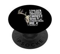 I Can Do All Things Through Christ Philippians 4 13 PopSockets Adhesive PopGrip