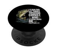 I Can Do All Things Through Christ Philippians 4 13 PopSockets Adhesive PopGrip