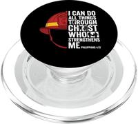 I Can Do All Things Through Christ Philippians 4 13 PopSockets PopGrip for MagSafe