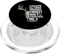 I Can Do All Things Through Christ Philippians 4 13 PopSockets PopGrip for MagSafe