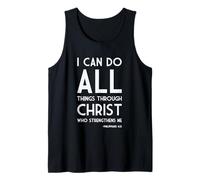 I Can Do All Things Through Christ Philippians 4 13 Tank Top