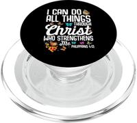 I Can Do All Things Through Christ Philippians 4 13 Verse PopSockets PopGrip for MagSafe