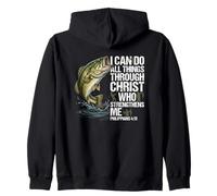 I Can Do All Things Through Christ Philippians 4 13 Zip Hoodie