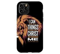 I Can Do All Things Through Christ Philippians Lion Faith Case for iPhone 11 Pro