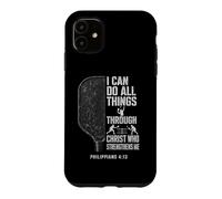 I Can Do All Things Through Christ Pickleball Player Case for iPhone 11