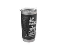 I Can Do All Things Through Christ Pickleball Player Stainless Steel Insulated Tumbler