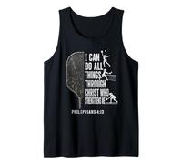I Can Do All Things Through Christ Pickleball Player Women Tank Top