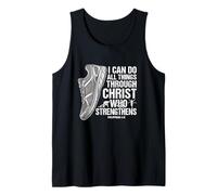 I Can Do All Things Through Christ Running Philippians 413 Tank Top