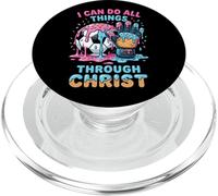 I Can Do All Things Through Christ Soccer Goalie Ice Cream PopSockets PopGrip for MagSafe