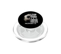 I Can Do All Things Through Christ Soccer Player PopSockets PopGrip for MagSafe