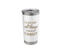 I Can Do All Things Through Christ Stainless Steel Insulated Tumbler