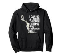 I Can Do All Things Through Christ Strengthens Me Pullover Hoodie