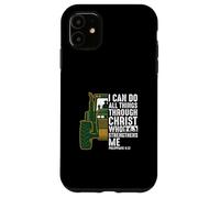 I Can Do All Things Through Christ Tractor Philippians 4 13 Case for iPhone 11