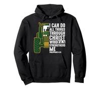 I Can Do All Things Through Christ Tractor Philippians 4 13 Pullover Hoodie