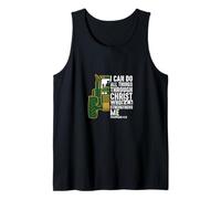 I Can Do All Things Through Christ Tractor Philippians 4 13 Tank Top