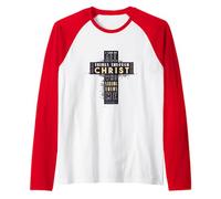 I Can Do All Things Through Christ Who Strengthens Me Bible Raglan Baseball Tee