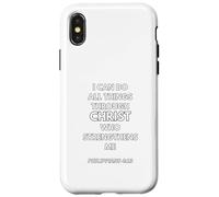 I Can Do All Things Through Christ Who Strengthens Me Case for iPhone X/XS