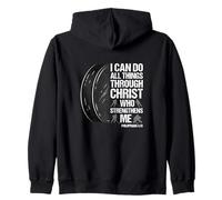 I Can Do All Things Through Christ Who Strengthens Me Zip Hoodie