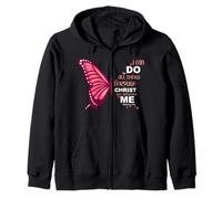 I Can Do All Things Through Christ Who Strengthens Me Zip Hoodie