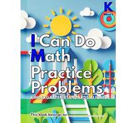 I Can Do Math Practice Problems Kindergarten: Volume 2