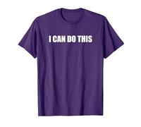 I Can Do This T-Shirt, Men, Purple, XL